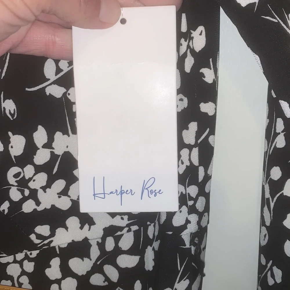 Harper Rose black and white floral dress - Picture 4 of 6